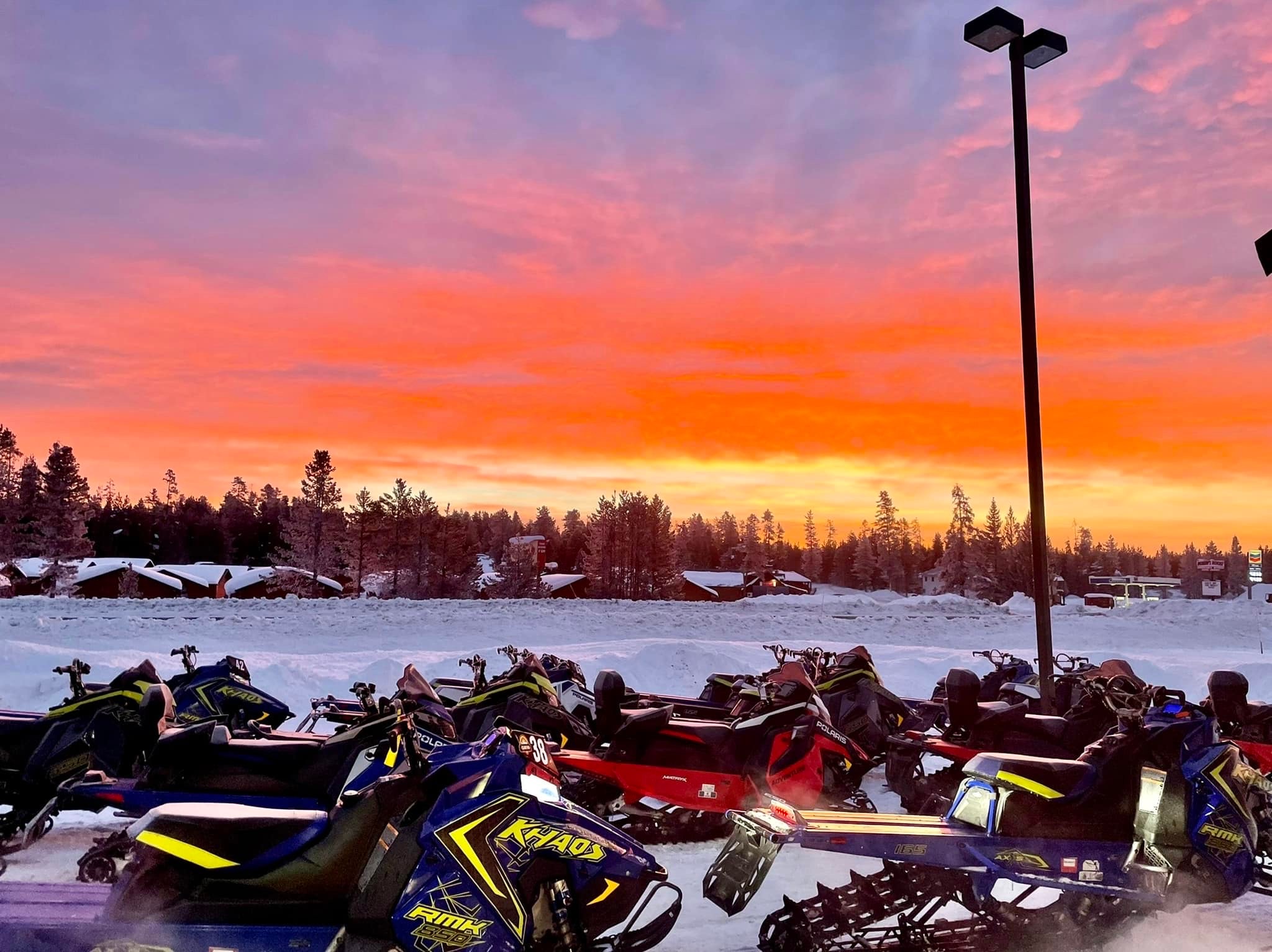 Snowmobiling in Island Park. Photo provided by High Mountain Adventures. 